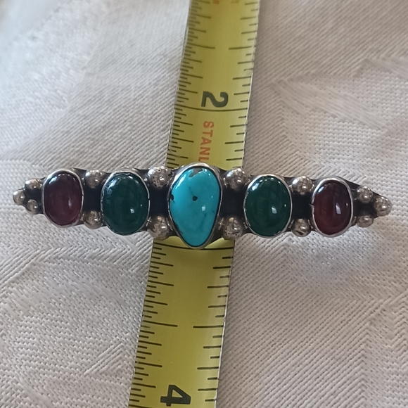 Vintage Navajo Betty Ann Lee Graduated Bar Pin, Sterling Silver - Picture 10 of 10